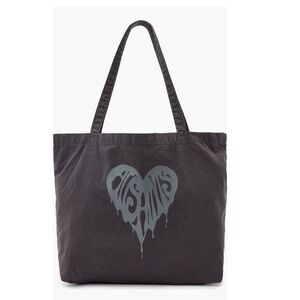 Bnwt All Saints Black Canvas large Tote